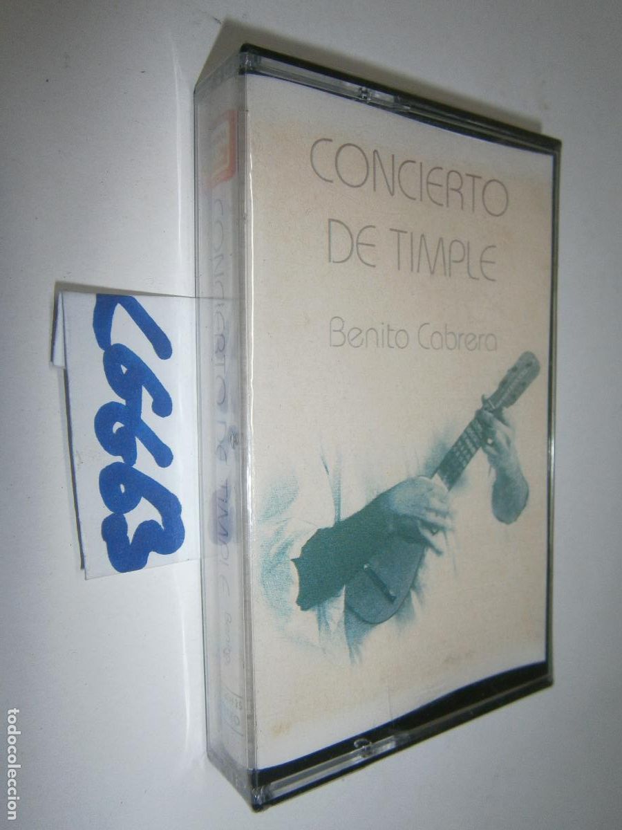 Casetes antiguos: ANTIGUA CINTA CASETE (NUEVA PRECINTADA) MUSICA CANARIA - BENITO CABRERA