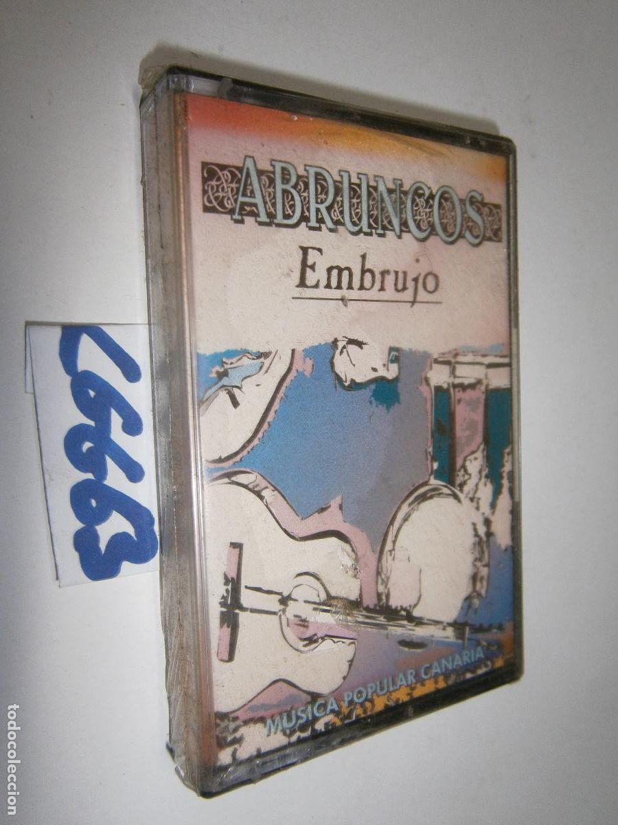 Casetes antiguos: ANTIGUA CINTA CASETE (NUEVA PRECINTADA) MUSICA CANARIA - ABRUNCOS - EMBRUJO