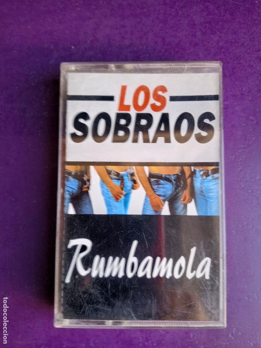 Casetes antiguos: Los Sobraos &ndash; Rumbamola - CASETE KONGA 1995 - 12 GRANDES EXITOS - SIN APENAS USO O NINGUNO