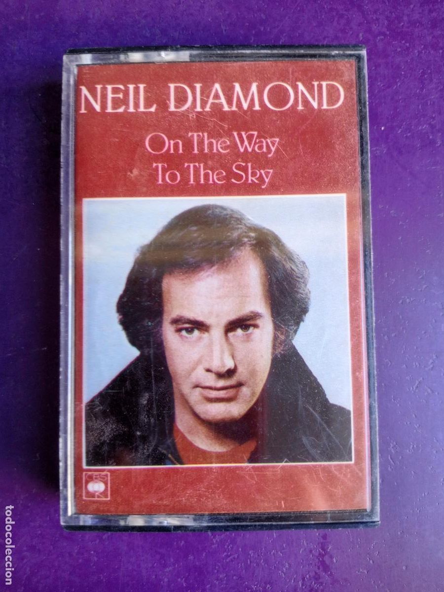 Casetes antiguos: Neil Diamond &lrm;&ndash; ON THE WAY TO THE SKY - CASETE CBS EDICION DE 1981 - MUY POCO USO