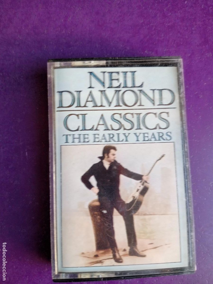 Casetes antiguos: Neil Diamond &lrm;&ndash; CLASSICS - CASETE CBS EDICION DE 1983 - MUY POCO USO - EXITOS