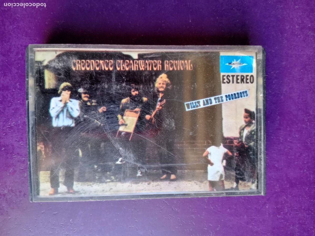 Casetes antiguos: CREEDENCE CLEARWATER REVIVAL - WILLY AND THE POOR BOYS - CASETE MARFER 1973 - COUNTRY ROCK