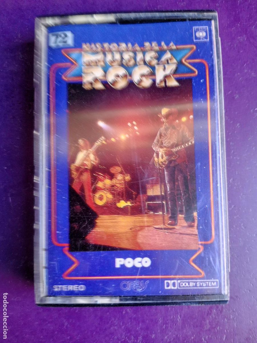Casetes antiguos: Lo Mejor De Poco - CASETE HISTORIA MUSICA ROCK 1983 - EXITOS 1a EPOCA - COUNTRY ROCK 70'S