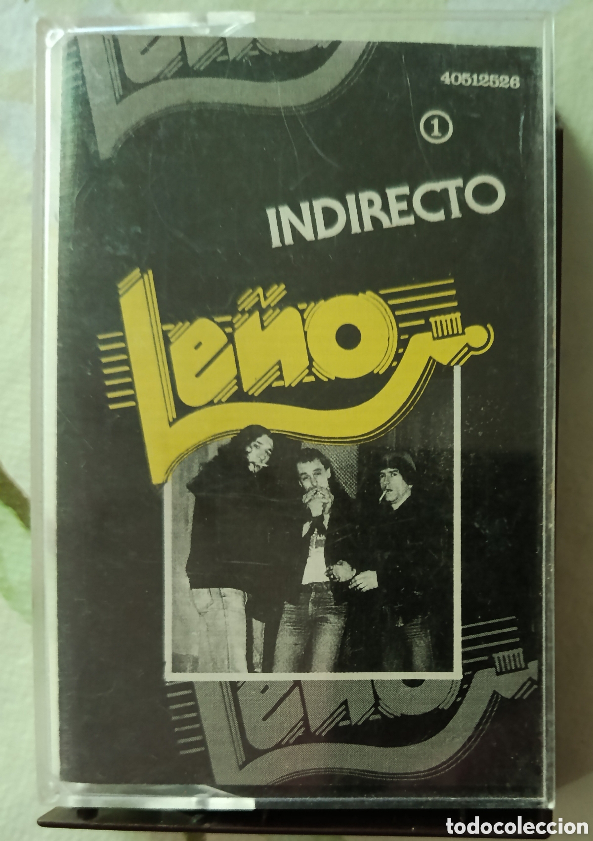 Casetes antiguos: Le&ntilde;o en directo cassette sello Zafiro editado en Espa&ntilde;a a&ntilde;o 1989.