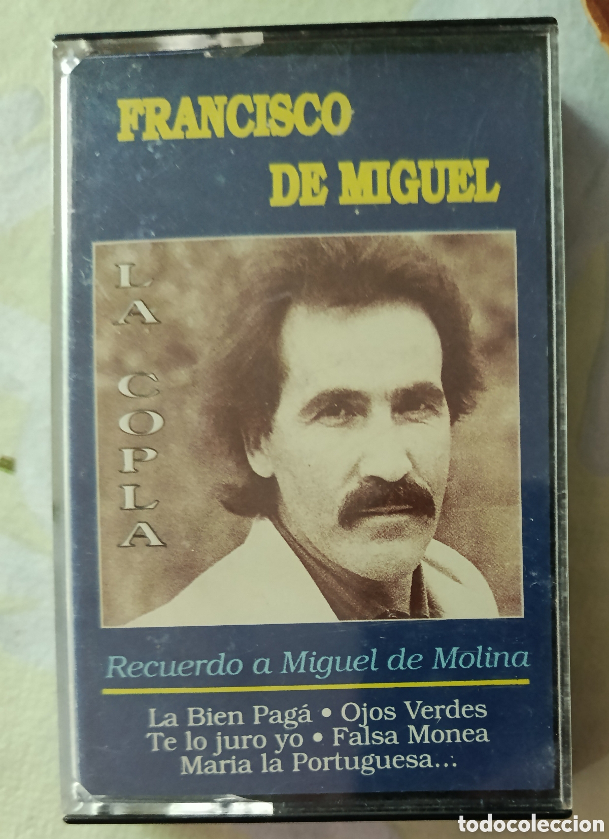 Casetes antiguos: Francisco de Miguel casette sello M&aacute;ster editado en Espa&ntilde;a a&ntilde;o 1993.