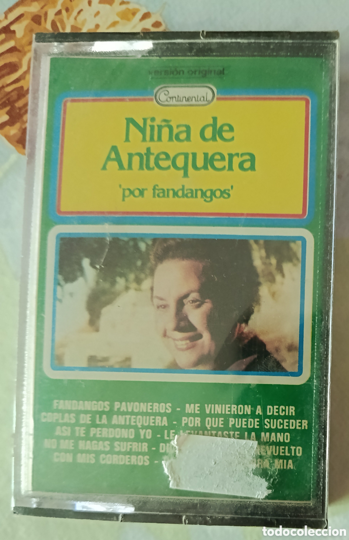 Casetes antiguos: Ni&ntilde;a de Antequera casette sello Continental editado en Espa&ntilde;a, precintado.