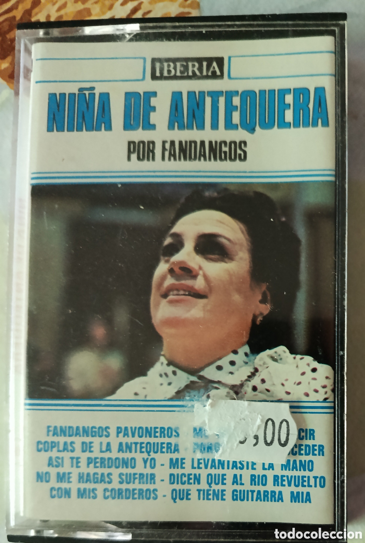 Casetes antiguos: Ni&ntilde;a de Antequera casette sello Iberia editado en Espa&ntilde;a a&ntilde;o 1977.