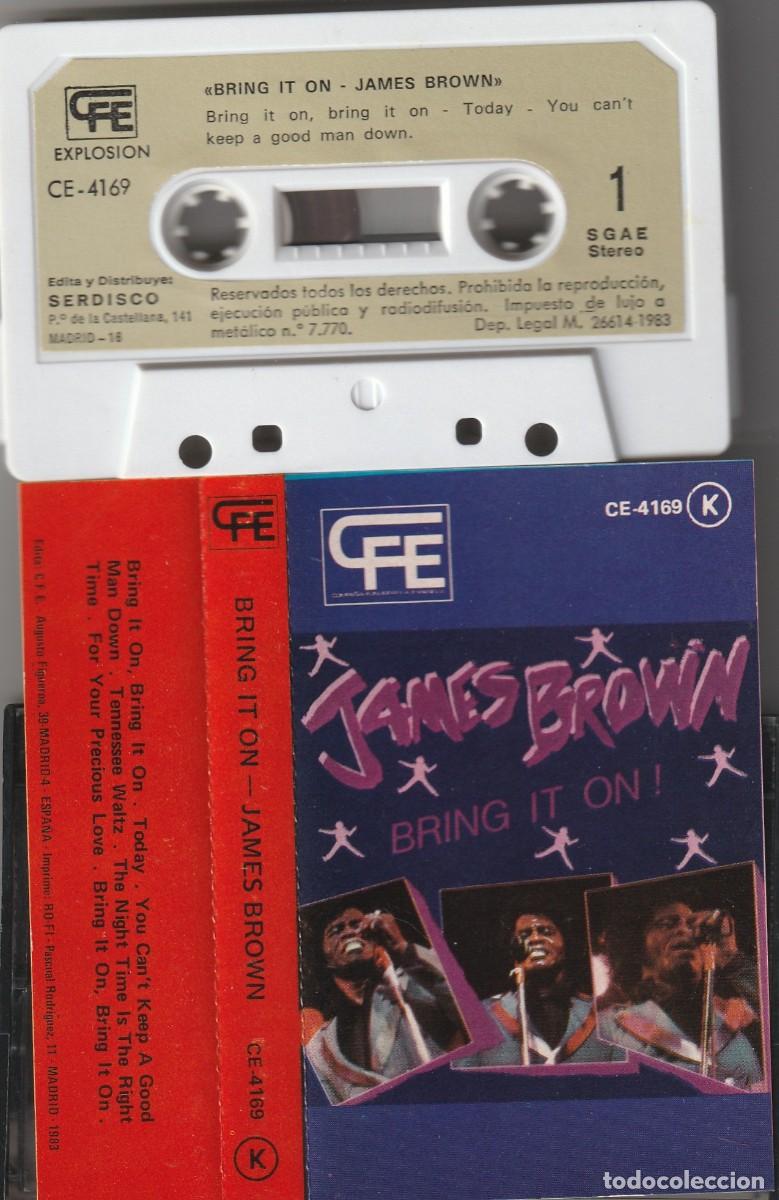 Casetes antiguos: JAMES BROWN - BRING IT ON (CASSETTE CFE 1983 ESPA&Ntilde;A)