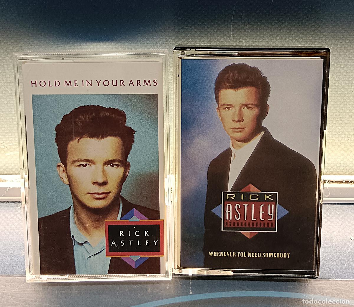 Casetes antiguos: 2 Cintas de casete: Rick Astley - Hold me in your arms + Whenever You Need Somebody