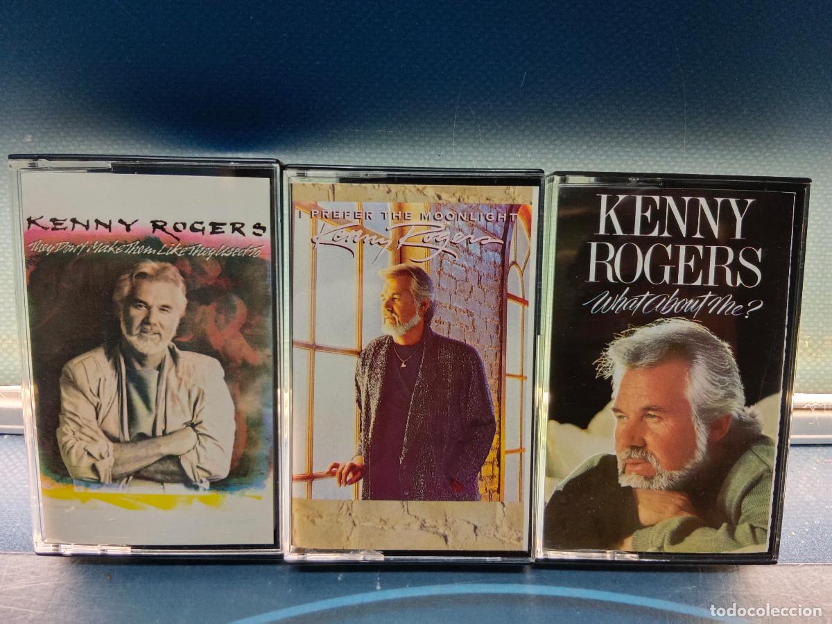 Casetes antiguos: 3 Cintas de casete: Kenny Rogers. A&ntilde;os 80.