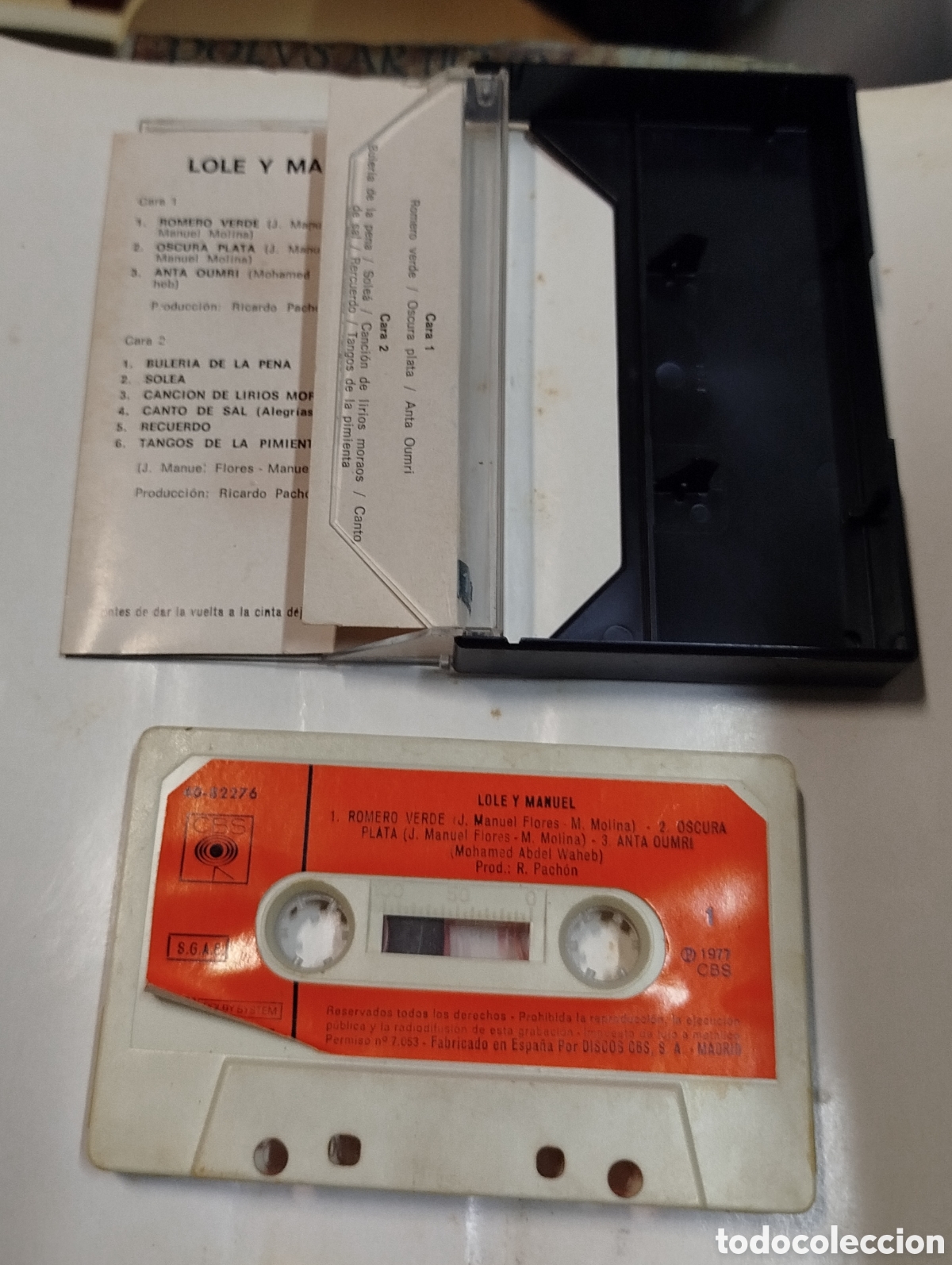Casetes antiguos: Lole y Manuel. CASSETTE - Foto 2