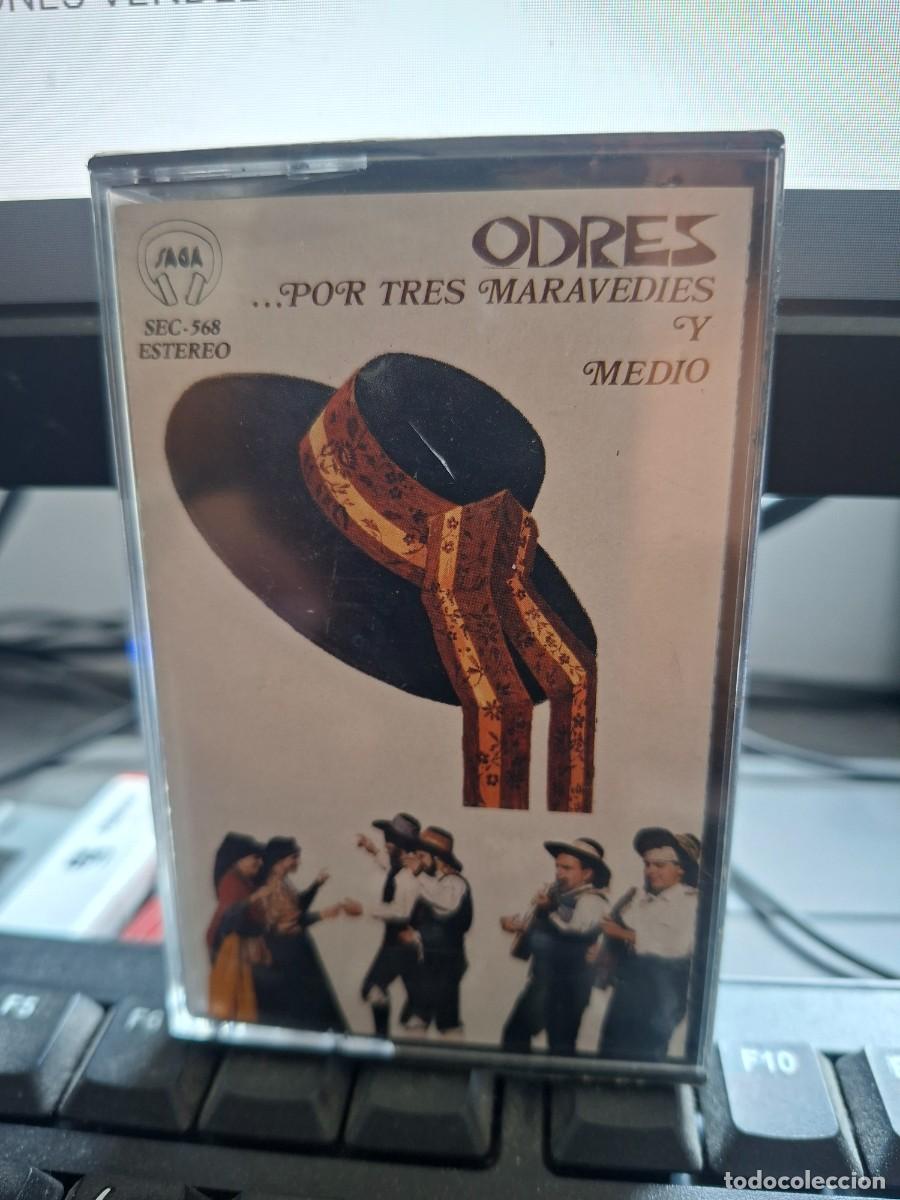 Casetes antiguos: ODRES - POR TRES MARAVEDIES Y MEDIO - FOLKLORE CASTELLANO CASETE - TAPES 4