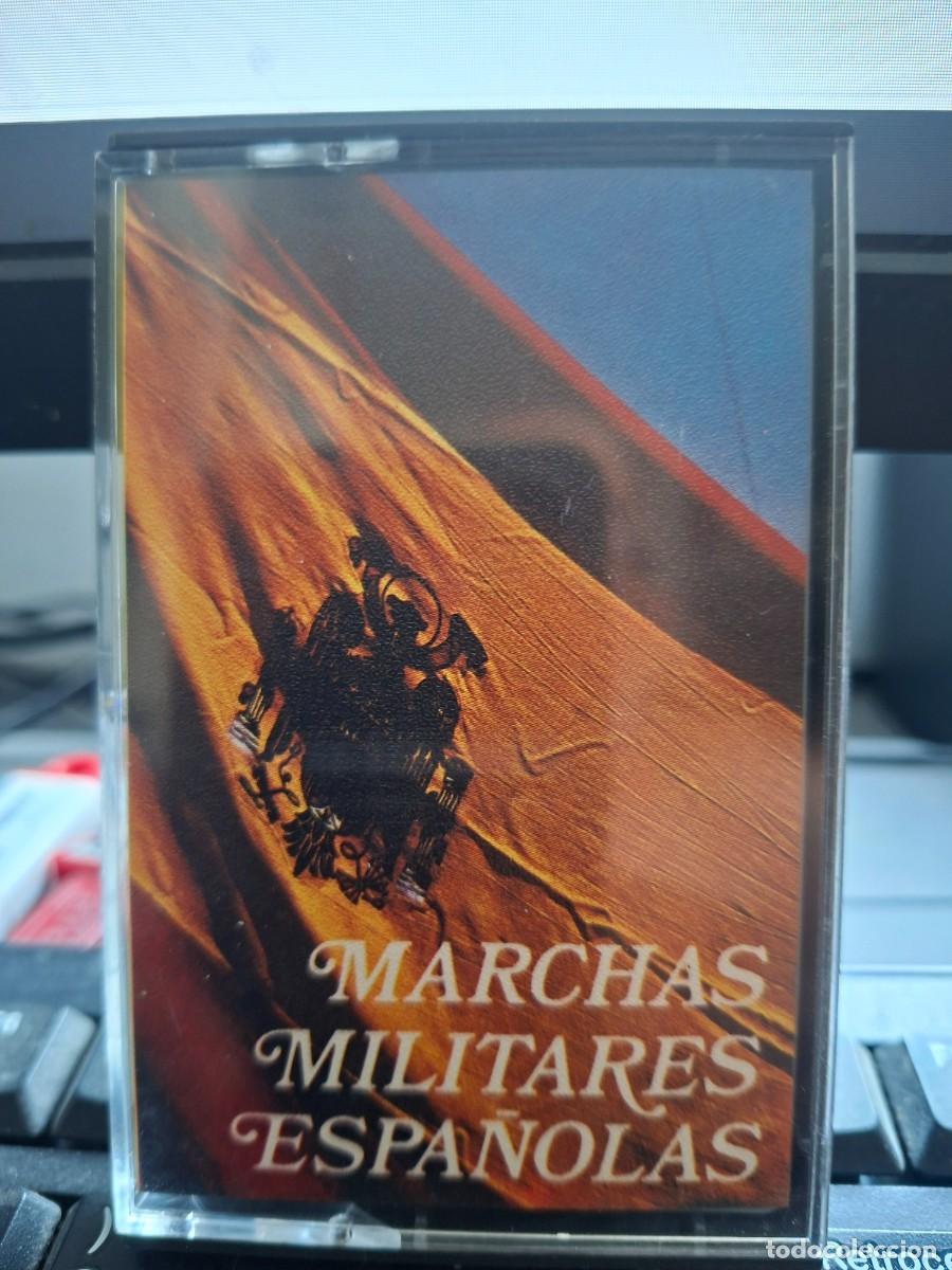 Casetes antiguos: MARCHAS MILITARES ESPA&Ntilde;OLAS - BANDA DE LA REGION AERES CENTRAL - CASETE - FIDIAS 1970 - TAPES 4