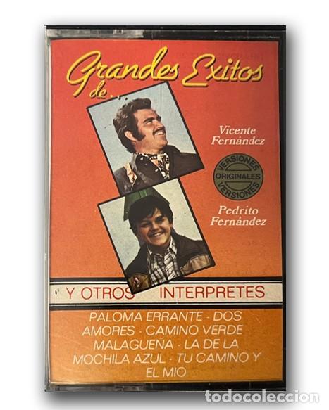Casetes antiguos: Grandes exitos de... Vicente Fernandez y Pedrito Fernandez Cassette