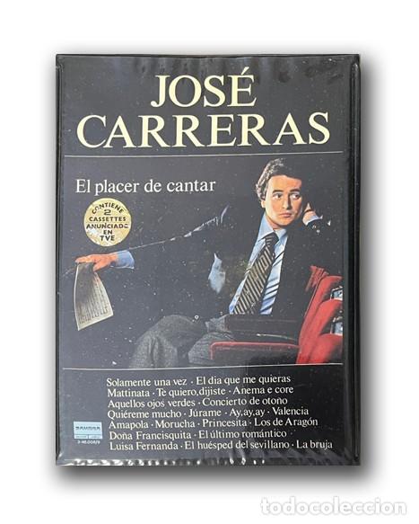 Casetes antiguos: Jos&eacute; Carreras &ndash; El Placer De Cantar Cassette BOX SET