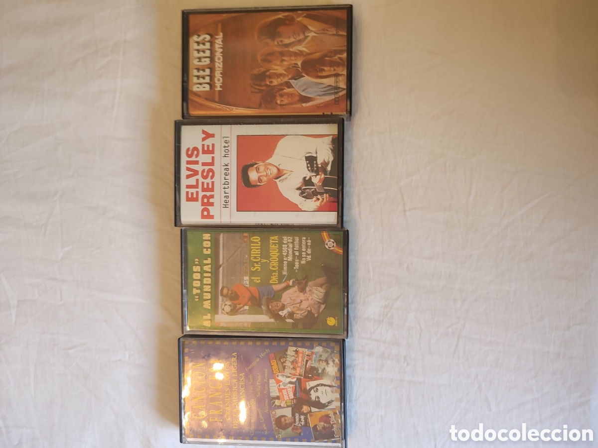 Casetes antiguos: 4 cinta de VHS en buen estado de conservaci&oacute;n