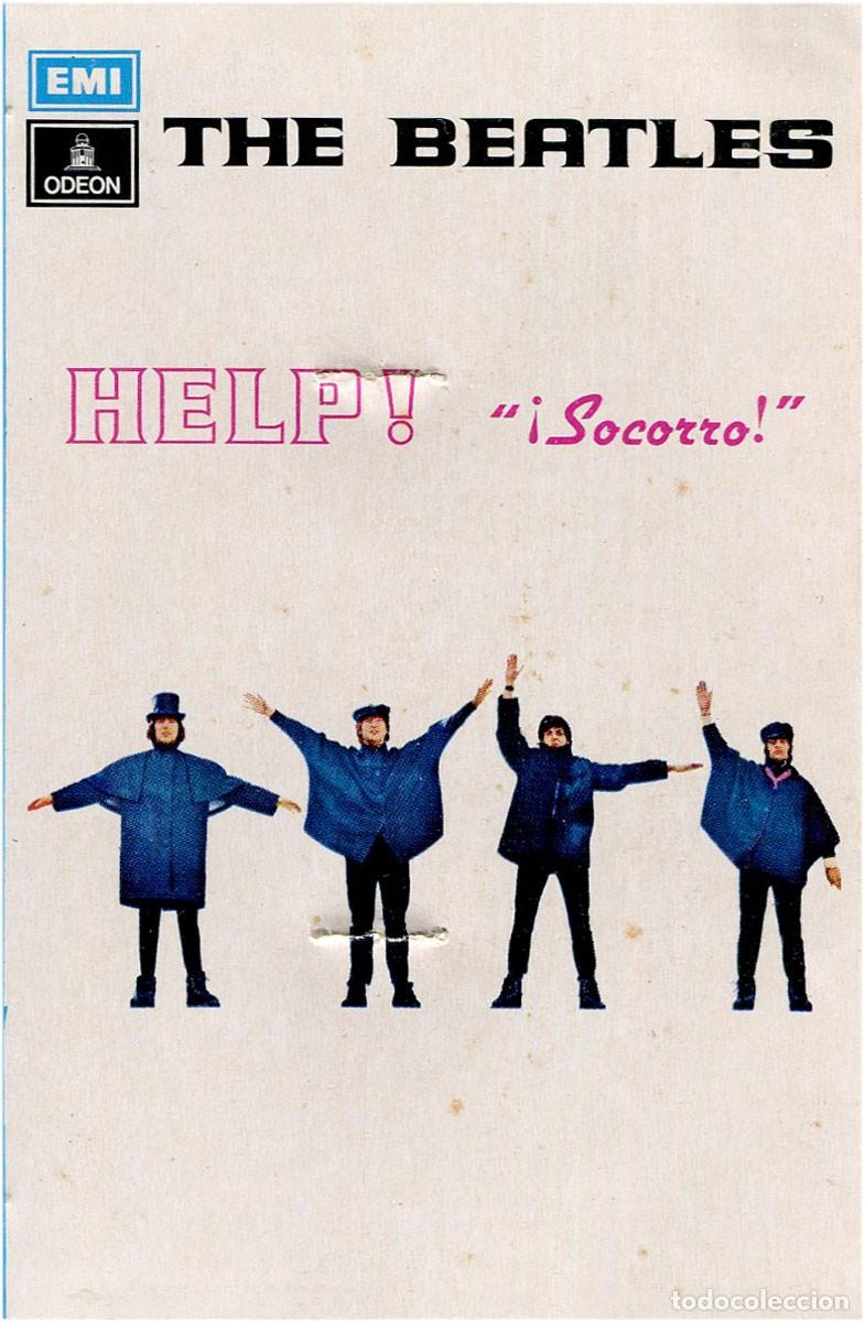 Cassetes antigas: The Beatles - Help! &rdquo;&iexcl;Socorro!&rdquo; - Cassette Spain 1986 (Re) - EMI-Odeon 244 104257 4 - EX/VG