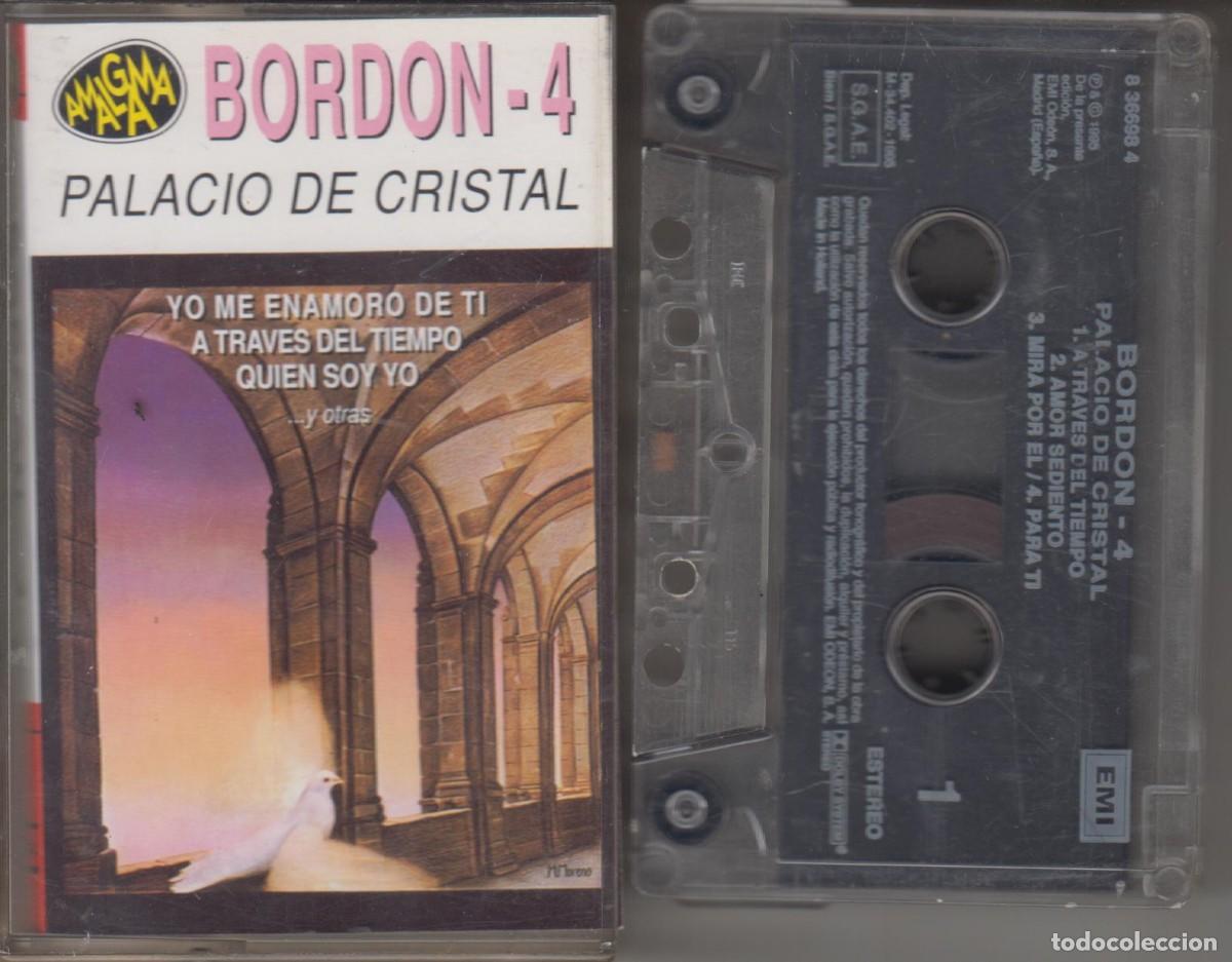 Casetes antiguos: Bordon-4 cassette Palacio de Cristal 1995 Amalgama EMI - Foto 1