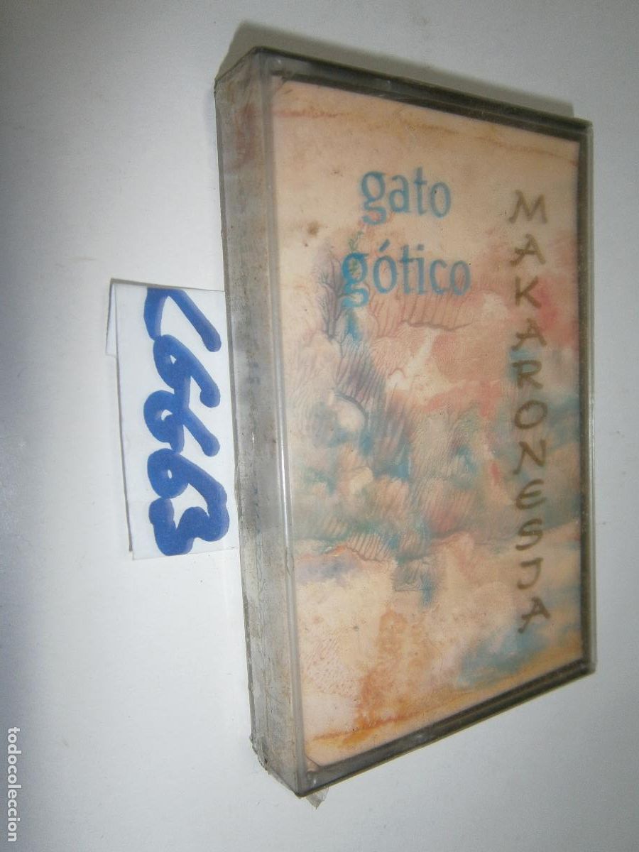 Casetes antiguos: ANTIGUA CINTA CASETE MUSICA CANARIA (NUEVA PRECINTADA) - GATO GOTICO