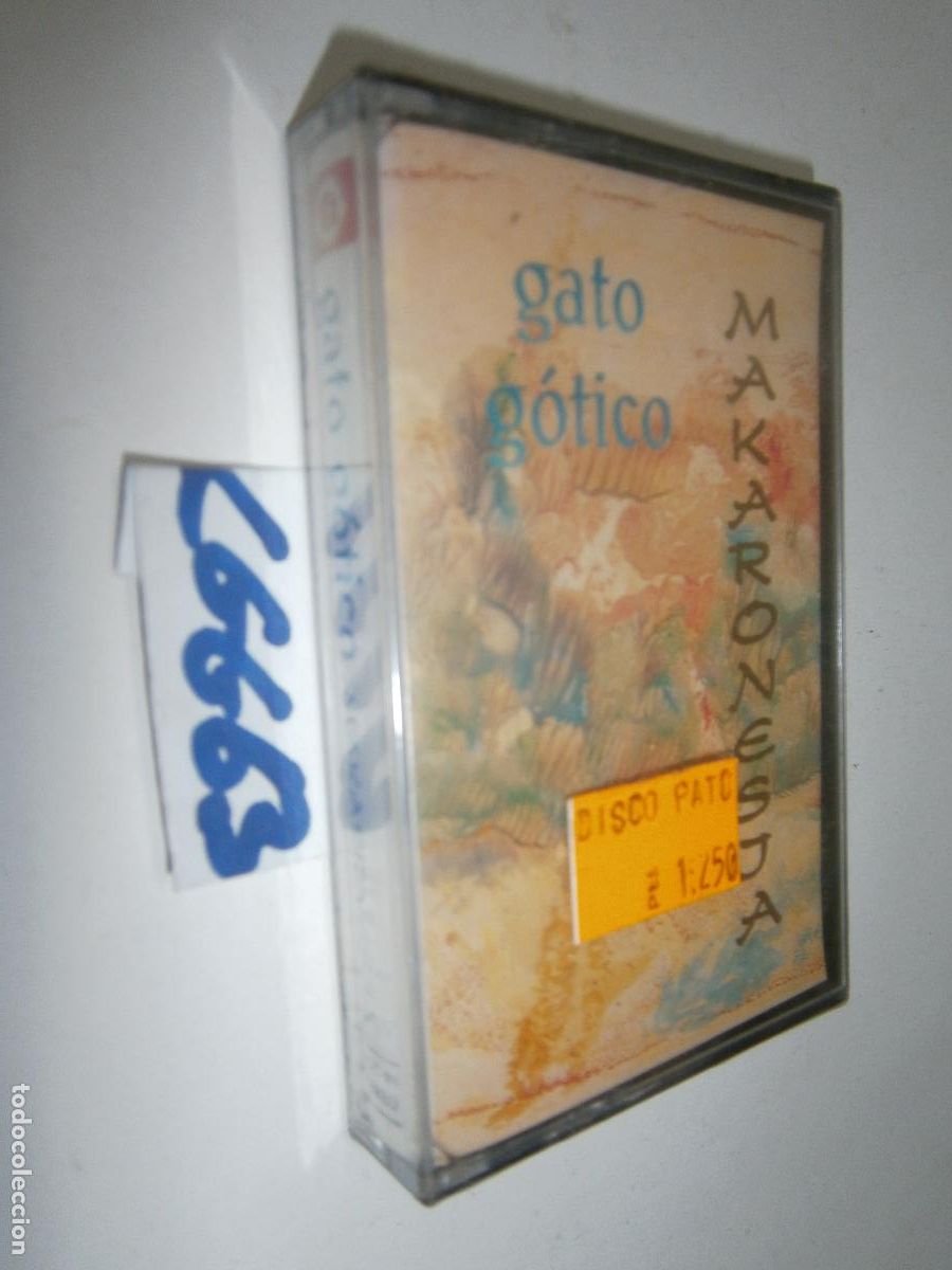 Casetes antiguos: ANTIGUA CINTA CASETE MUSICA CANARIA (NUEVA PRECINTADA) - GATO GOTICO