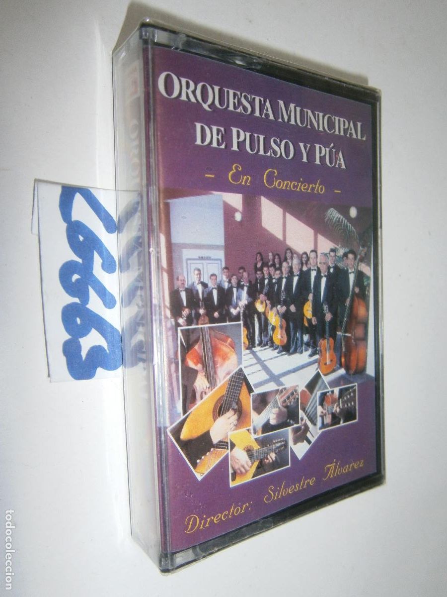 Casetes antiguos: ANTIGUA CINTA CASETE MUSICA CANARIA (NUEVA PRECINTADA) - ORQUESTA MUNICIPAL DE PULSO Y PUA
