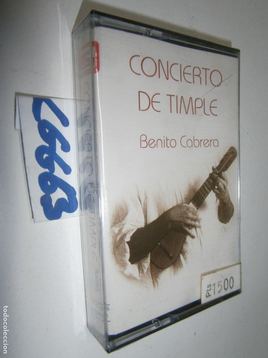 Casetes antiguos: ANTIGUA CINTA CASETE MUSICA CANARIA (NUEVA PRECINTADA) - BENITO CABRERA