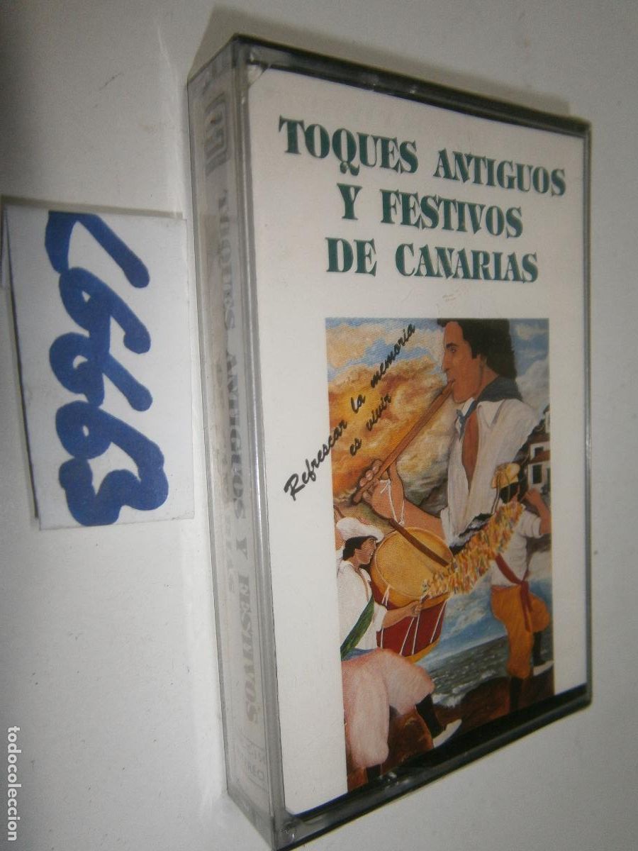 Casetes antiguos: ANTIGUA CINTA CASETE MUSICA CANARIA (NUEVA PRECINTADA) - TOQUES ANTIGUOS Y FESTIVOS DE CANARIAS