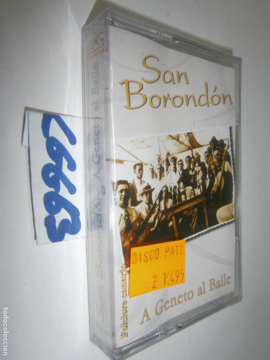 Casetes antiguos: ANTIGUA CINTA CASETE MUSICA CANARIA (NUEVA PRECINTADA) - SAN BORONDON