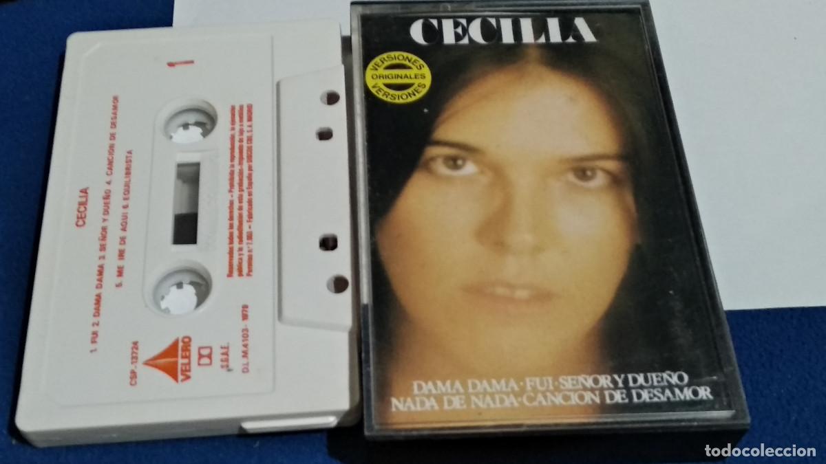 Casetes antiguos: CECILIA - 12 &Eacute;XITOS ORIGINALES - 1979 VELERO CBS SERIE QUEEN CASETE