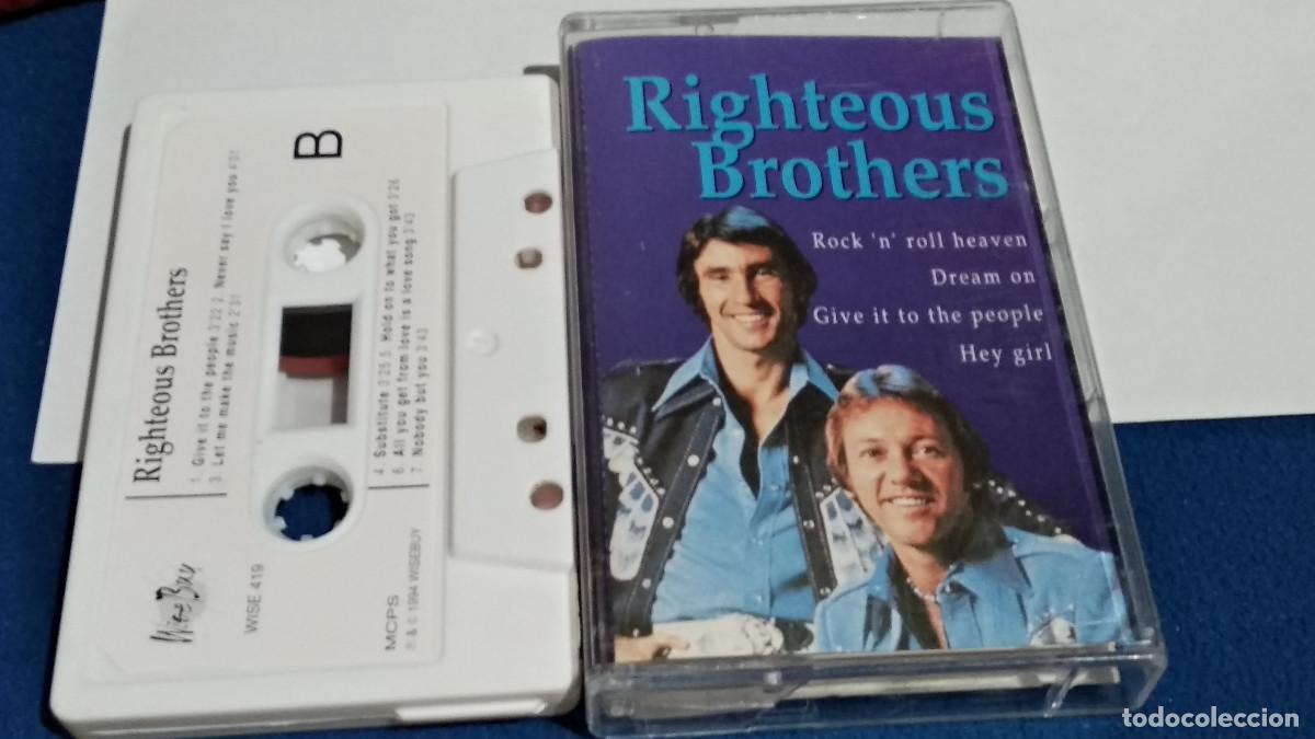Casetes antiguos: RIGHTEOUS BROTHERS / ROCK N ROLL HEAVEN - 1994 WISEBUY CASETE CINTA CASSETTE
