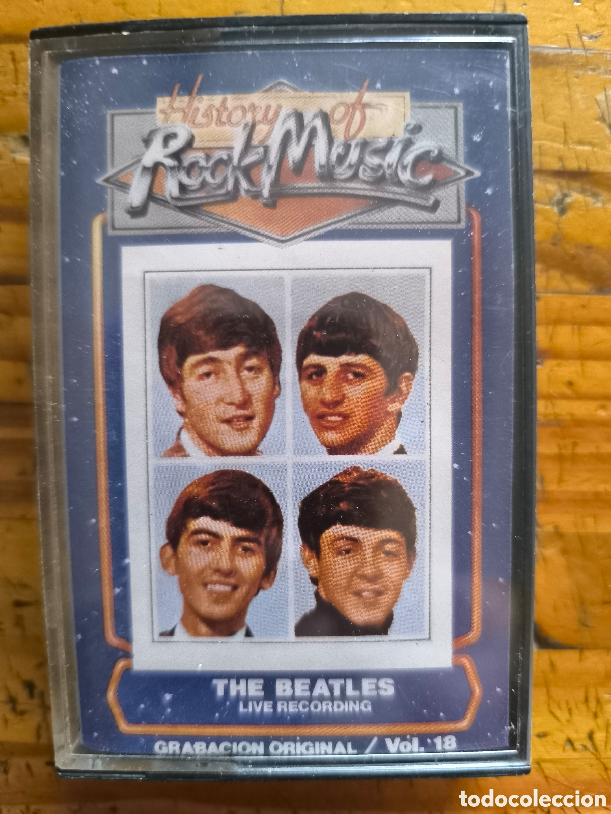 Casetes antiguos: The beatles rock music cassette