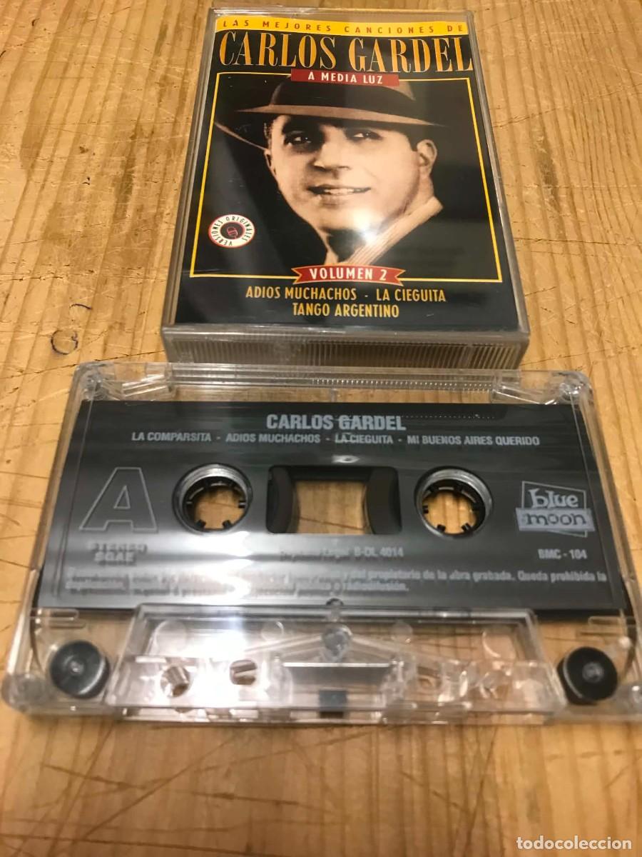 Casetes antiguos: CARLOS GARDEL- A MEDIA LUZ VOLUMEN 2