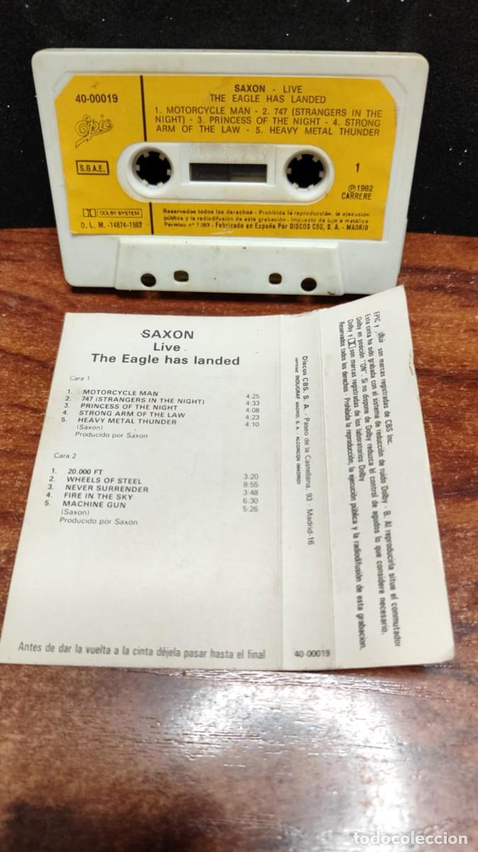 Casetes antiguos: Saxon - The Eagle Has Landed (Live) - Casete - Foto 2