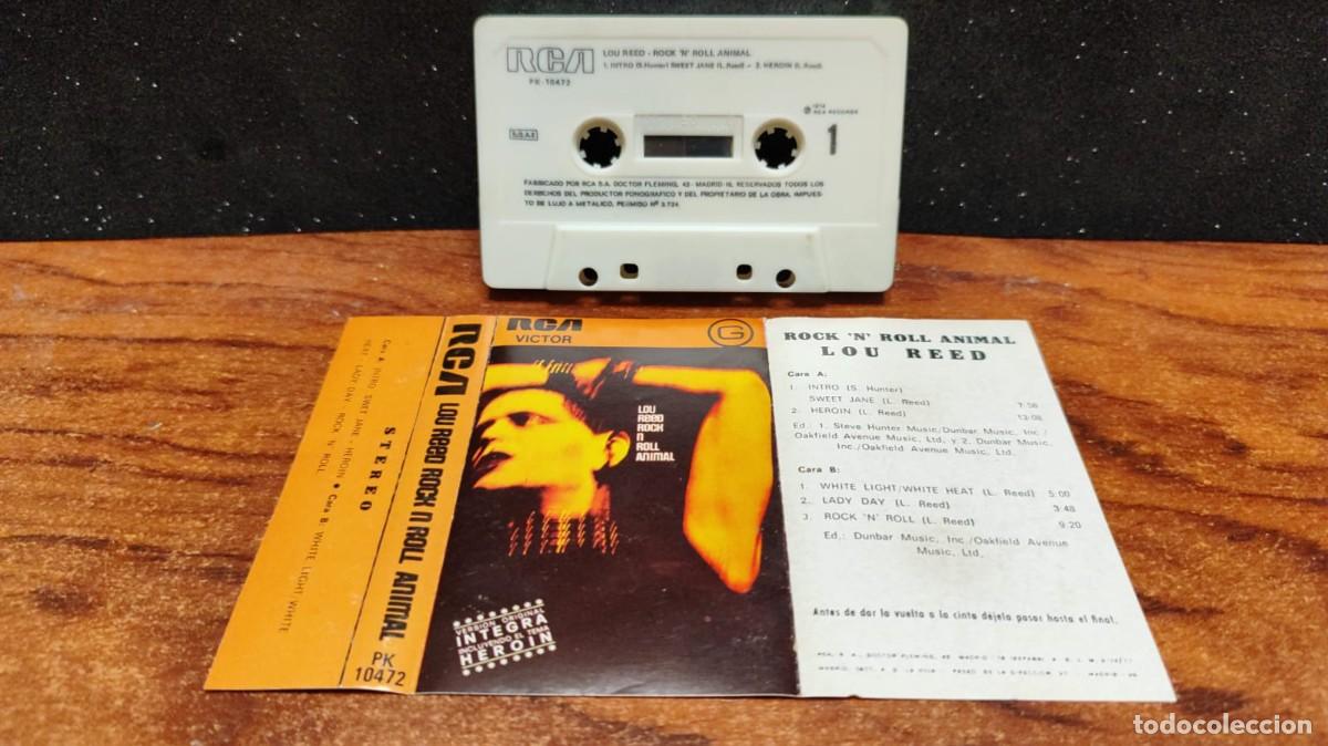Casetes antiguos: Lou Reed - Rock 'n' Roll Animal - Casete