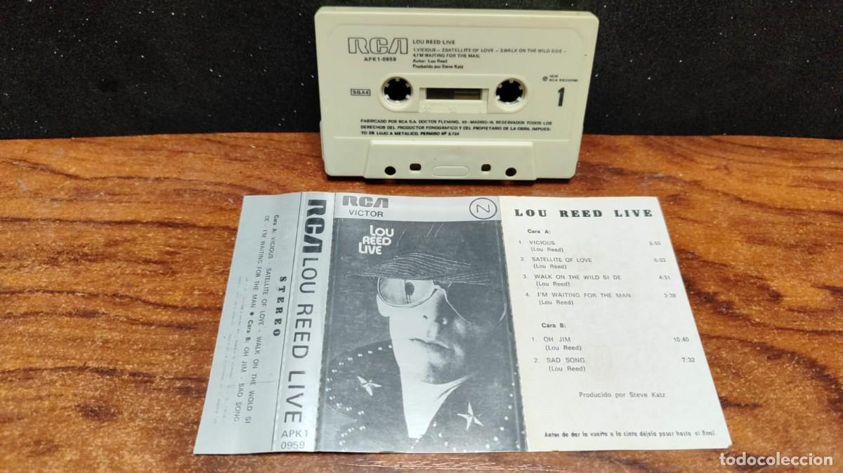 Casetes antiguos: Lou Reed - Lou Reed Live - Casete