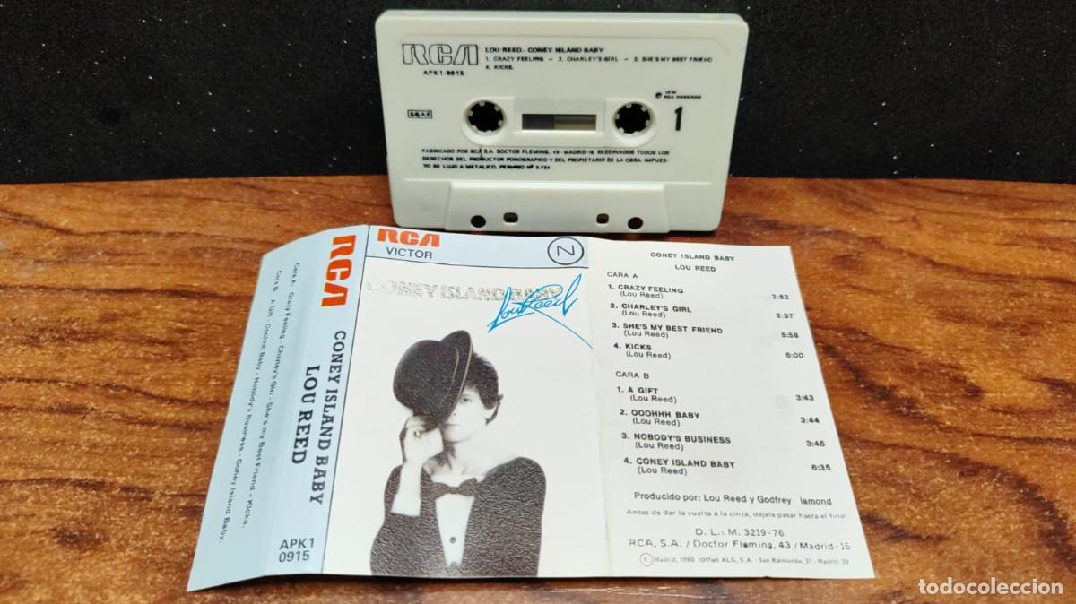 Casetes antiguos: Lou Reed &ndash; Coney Island Baby - casete