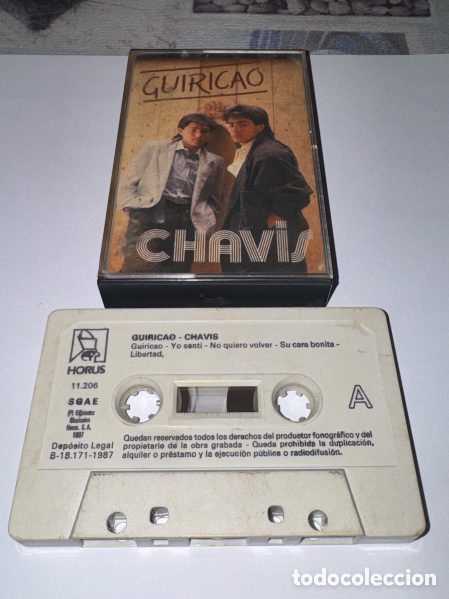 Casetes antiguos: Cassette original de Chavis &ndash; Guiricao