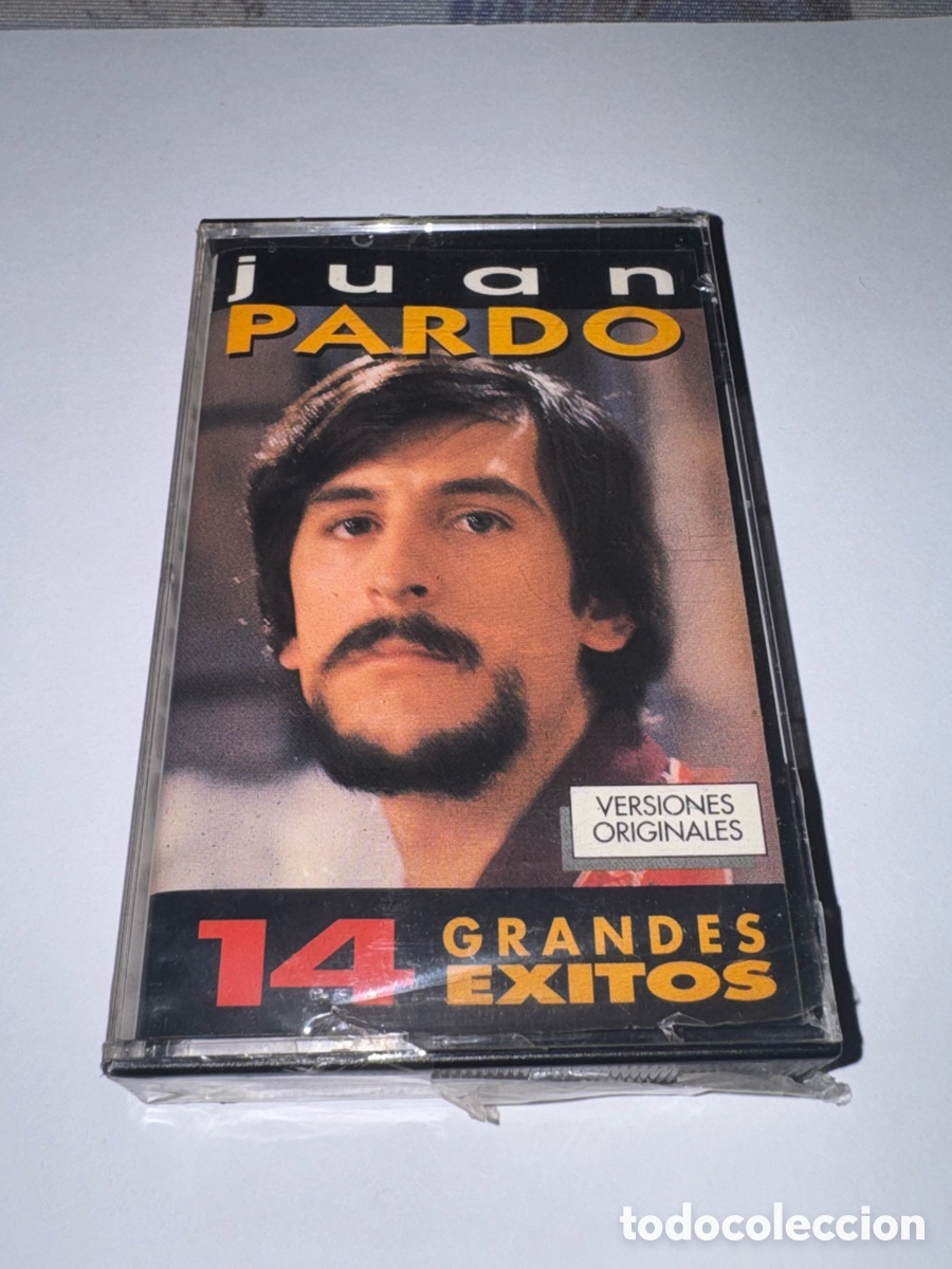 Alte Kassetten: Juan Pardo &ndash; Versiones Originales: 14 Grandes &Eacute;xitos (1988) &ndash; Casete original precintado