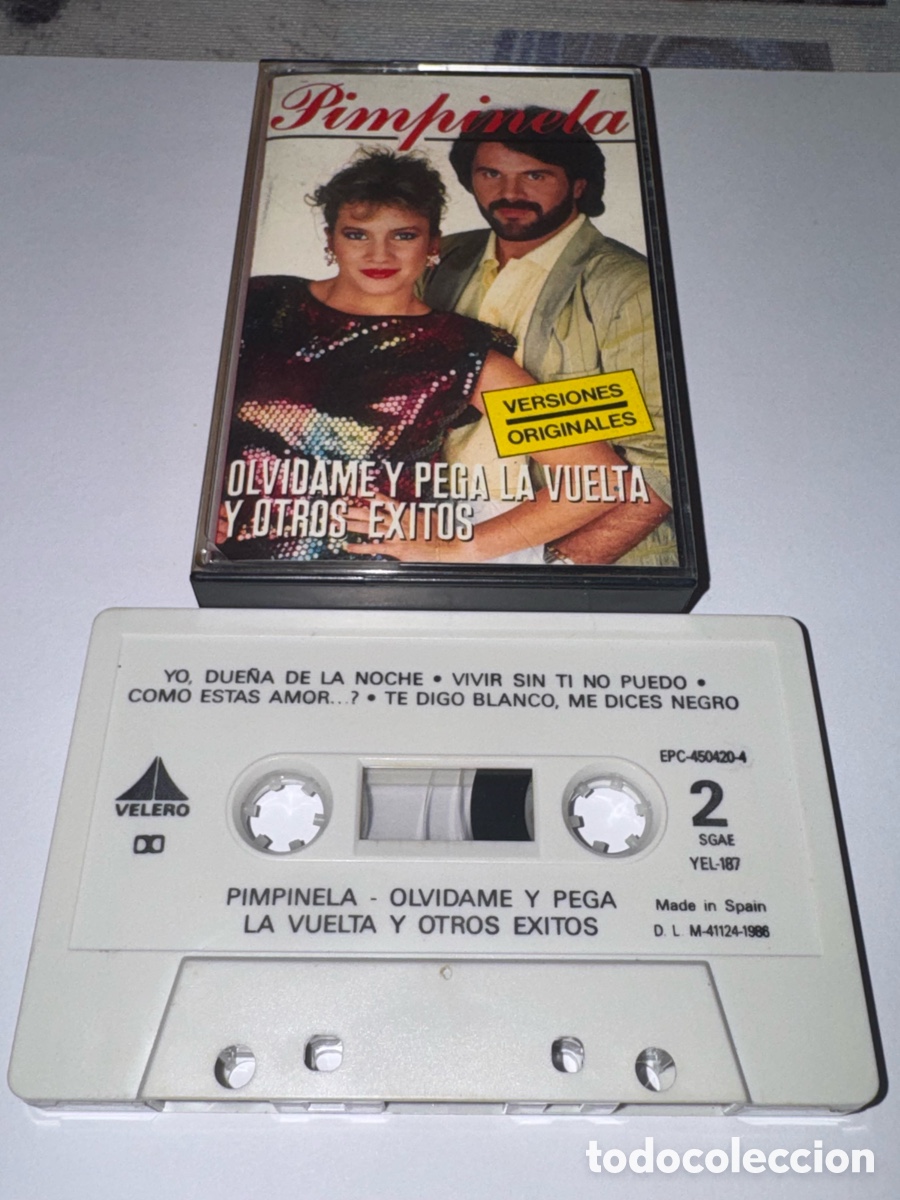 Alte Kassetten: Pimpinela &ndash; Olv&iacute;dame y pega la vuelta y otros &eacute;xitos (1989) &ndash; Casete
