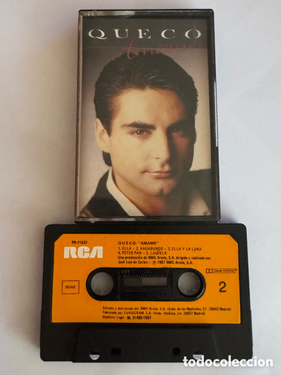 Alte Kassetten: Queco &ndash; &Aacute;mame (1987) &ndash; Casete original