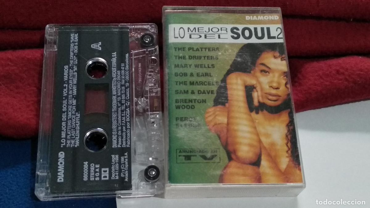 Casetes antiguos: LO MEJOR DEL SOUL VOL 2 - CASETE DIAMOND 1996 CINTA CASSETTE