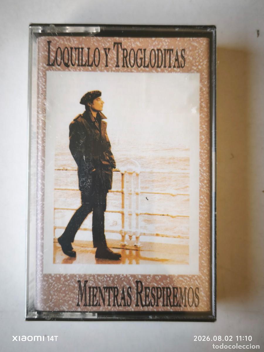 Casetes antiguos: LOQUILLO Y LOS TROGLODITAS-MIENTRAS RESPIREMOS ( HISPAVOX 280-789636-4) CASETE.