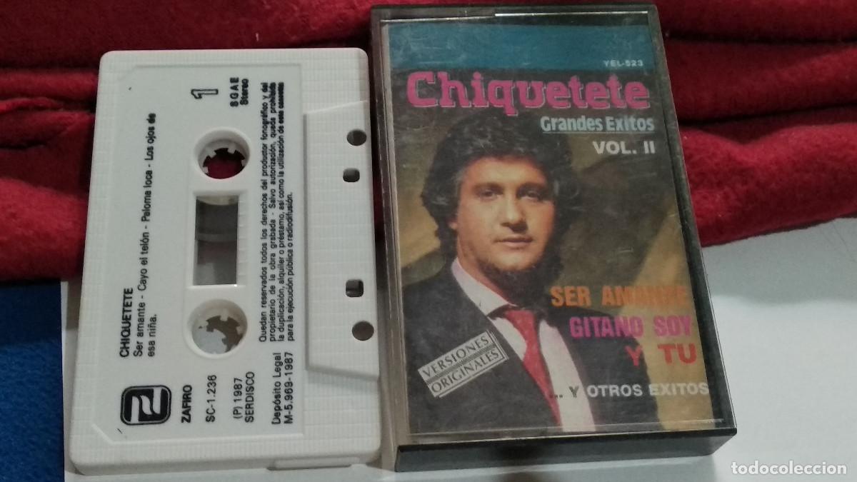 Casetes antiguos: CHIQUETETE / GRANDES &Eacute;XITOS VOL II - ZAFIRO 1987 YEL - CASETE CINTA CASSETTE