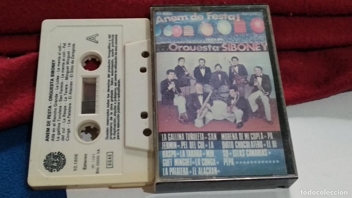 Casetes antiguos: ANEM DE FESTA /ORQUESTA SIBONE - 1981 DOBLON - CASETE CINTA CASSETTE