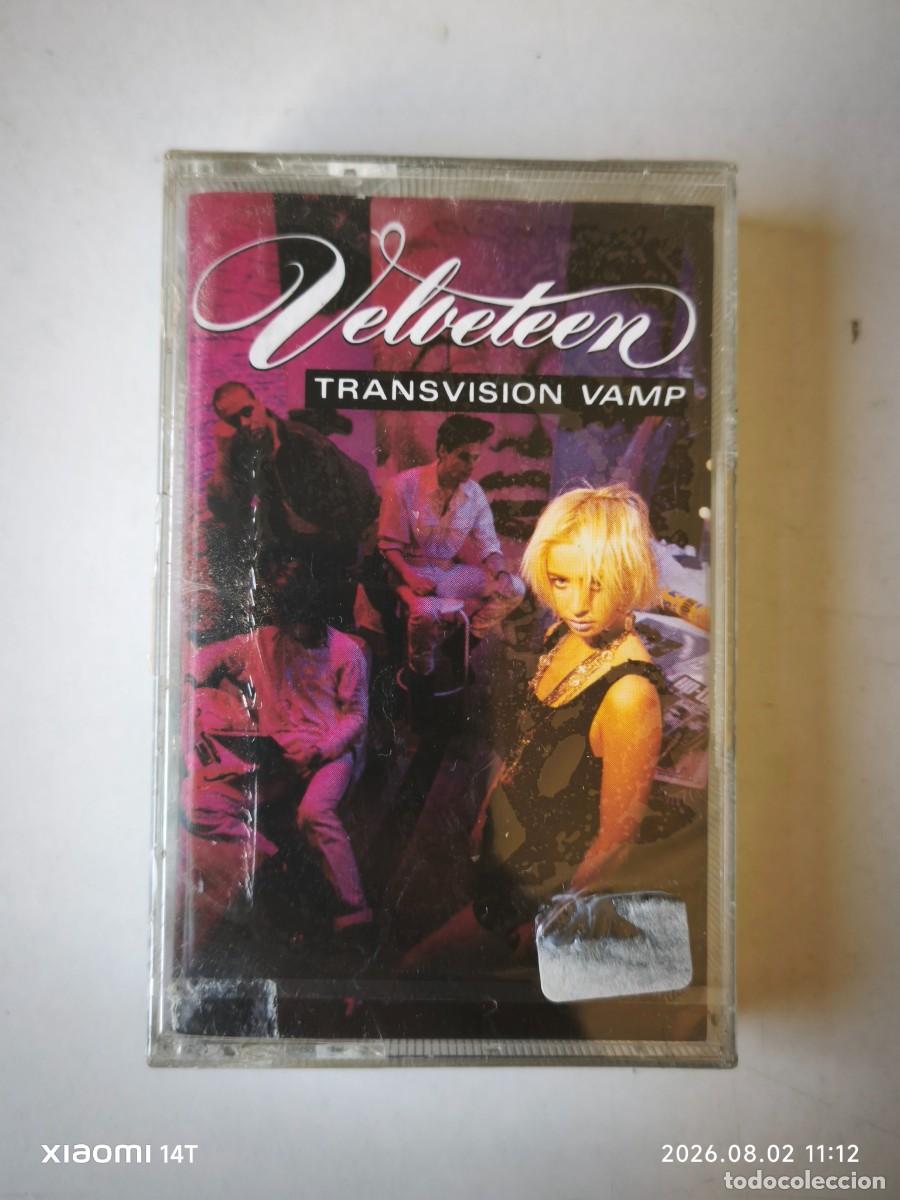 Casetes antiguos: TRANSVISION VAMP- VELVETEEN ( MCA 256618-4CCD6060) CASETE