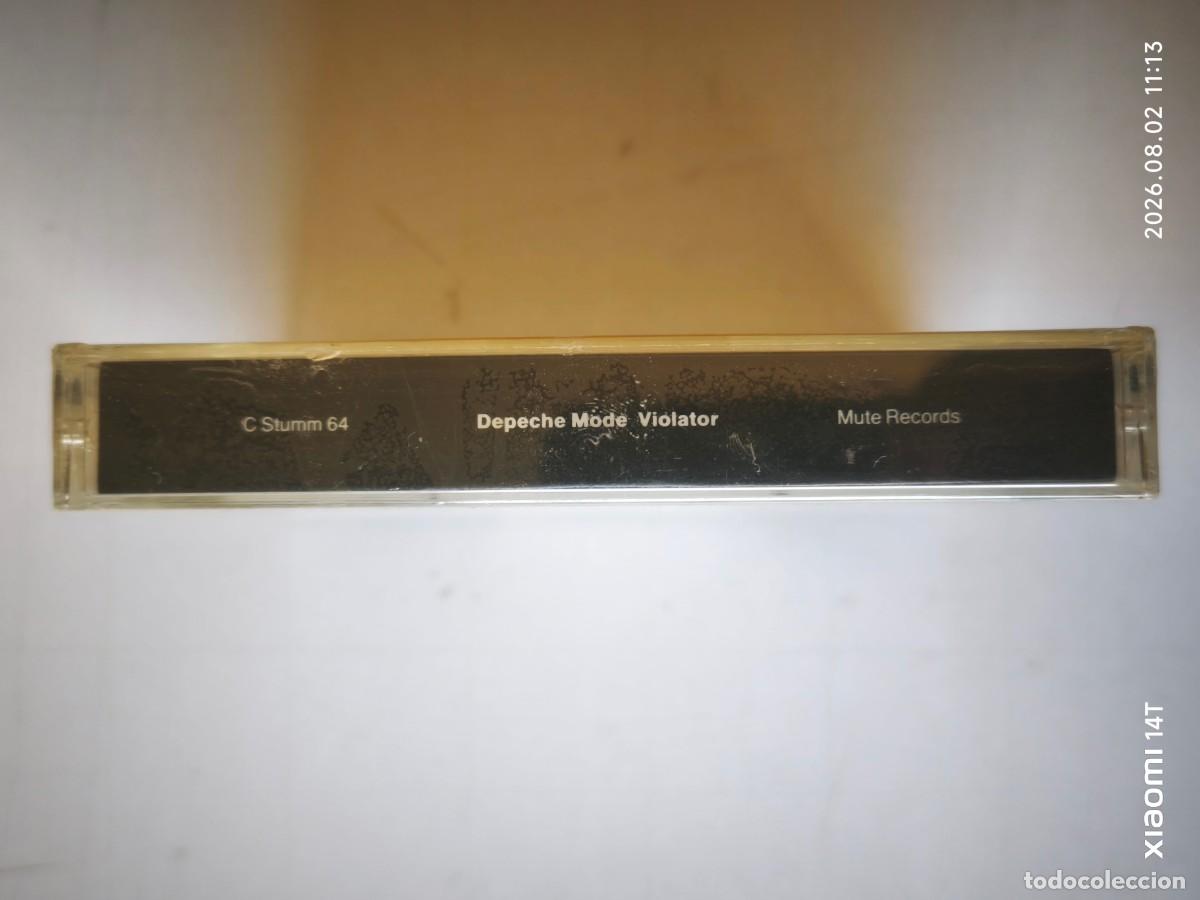 Casetes antiguos: DEPECHE MODE-VIOLATOR ( MUTE RECORDSCS STMER64) CASETE. - Foto 2