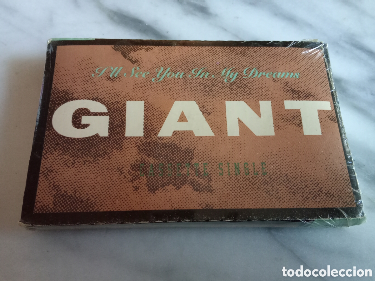 Casetes antiguos: Cassette Single 2 Tracks Giant I'll See You In My Dreams - MINT Ed. USA Hard Rock/ AOR