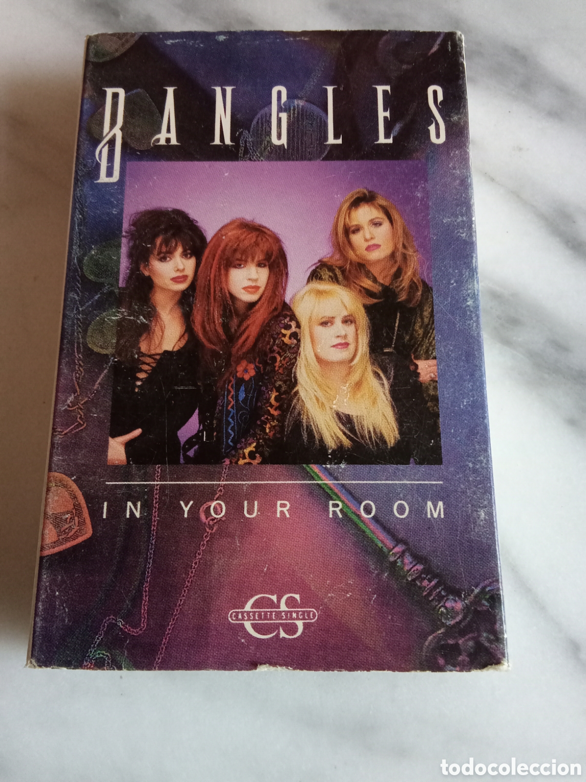 Casetes antiguos: Raro Cassette Single 2 Tracks Bangles In Your Room - Edici&oacute;n USA