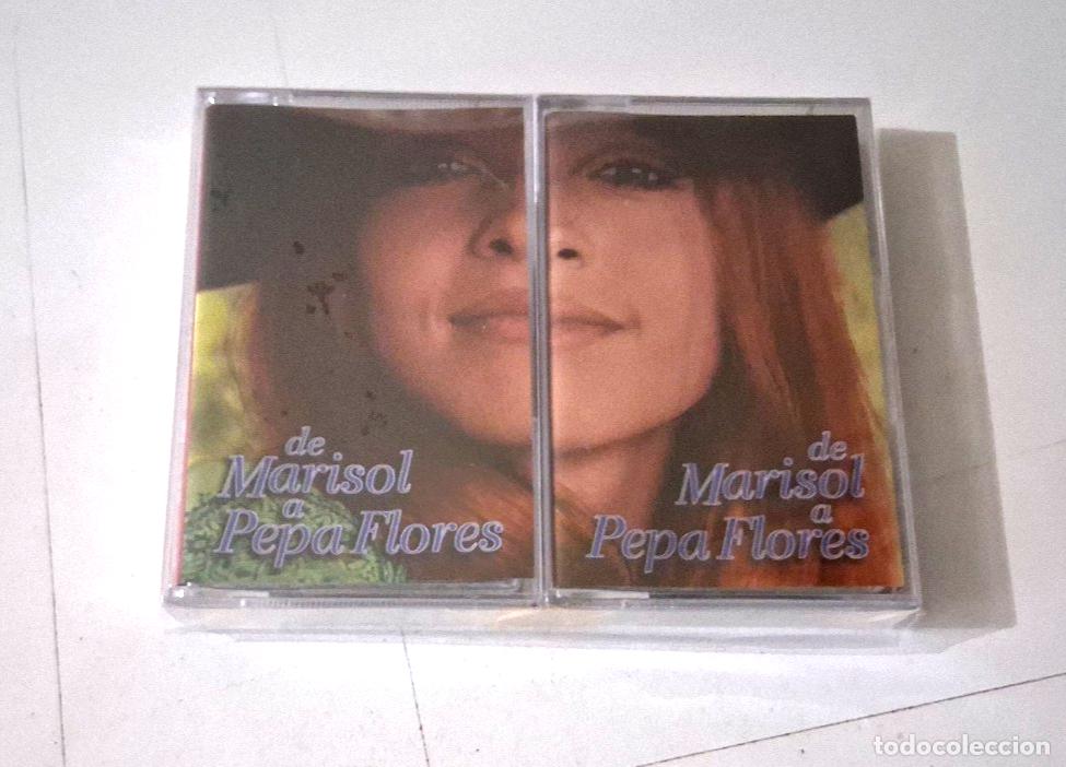 Casetes antiguos: MARISOL &rdquo;DE MARISOL A PEPA FLORES&rdquo; DOUBLE 2 CASSETTE K7 PRECINTADO SEALED
