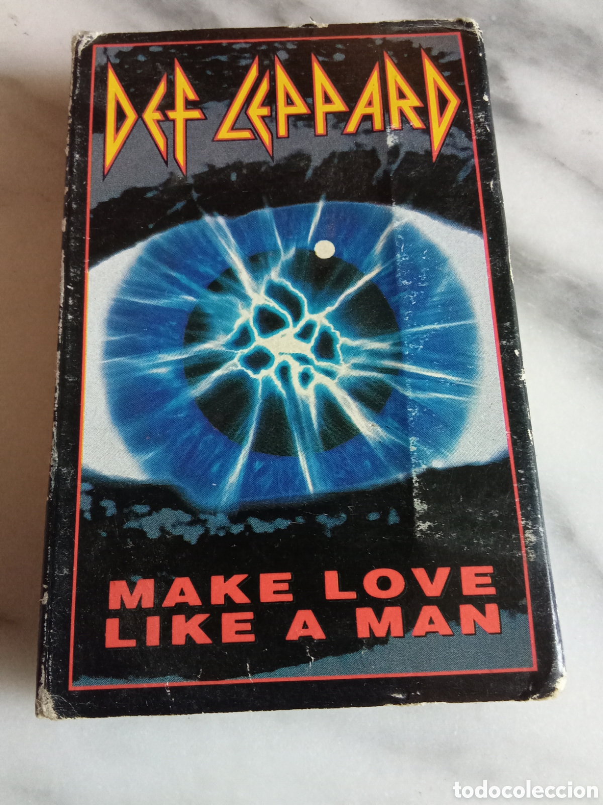 Casetes antiguos: Raro Cassette Single 2 Tracks Def Leppard Make Love Like A Man - Ed. USA